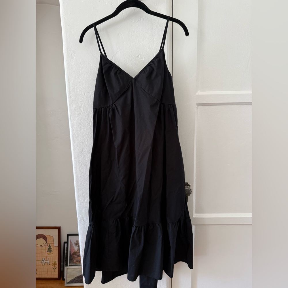 Pleated Black GAP Dress